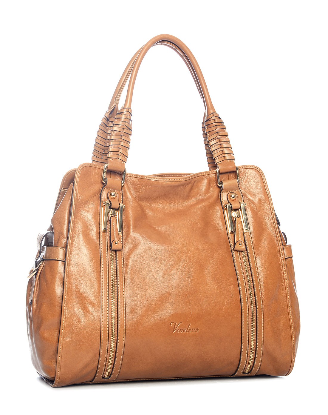 威尔萨斯头层牛皮休闲手提包