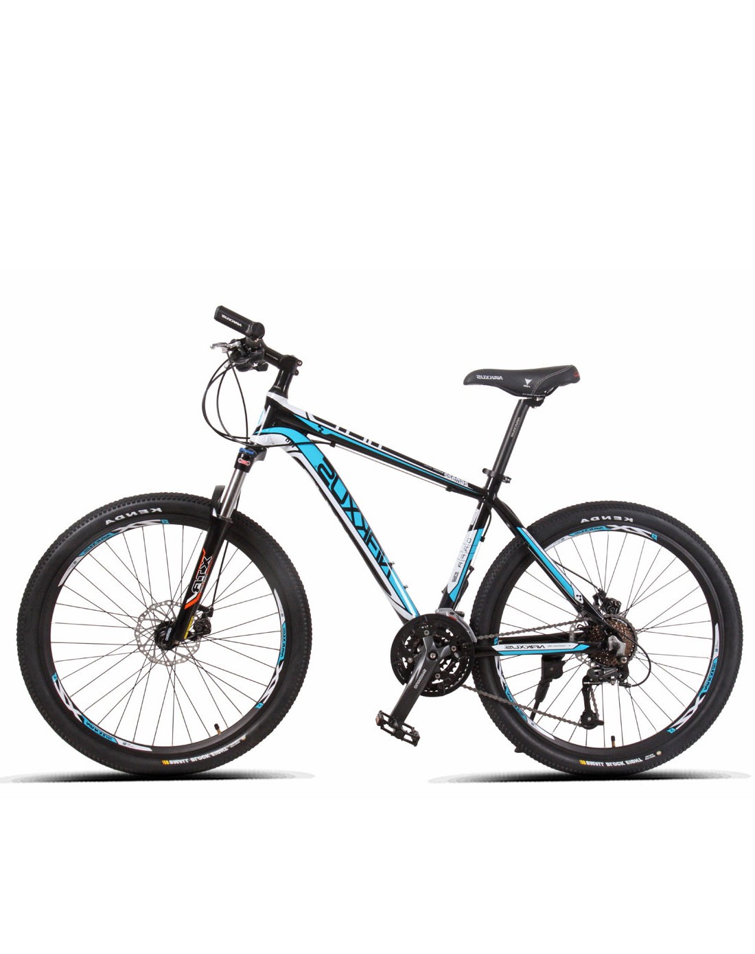 nakxus自行车专场26寸黑蓝色shimano 27s变速xtr油压叉山地车lq229m26