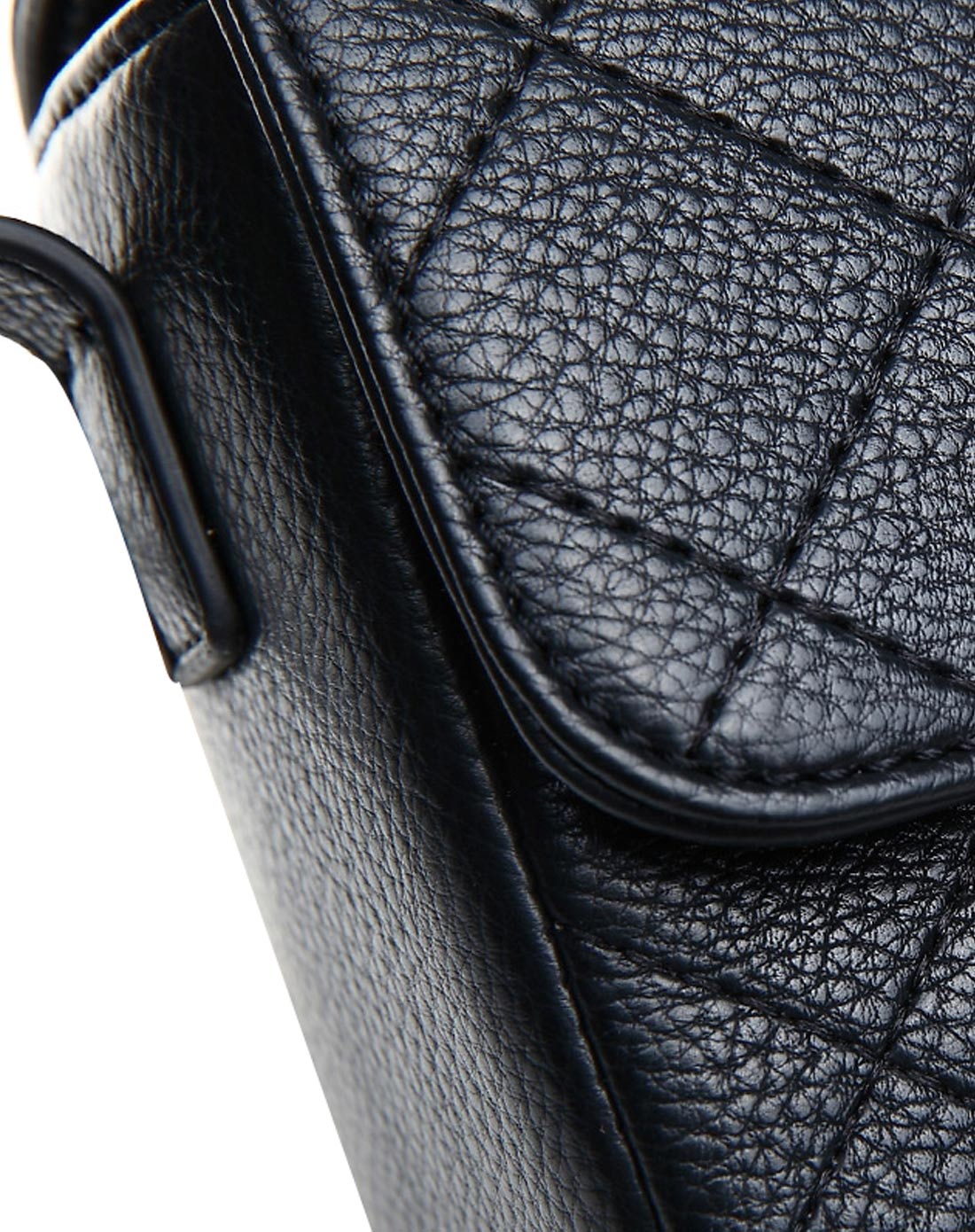 2015夏季新款 菱格车线黑色单肩包