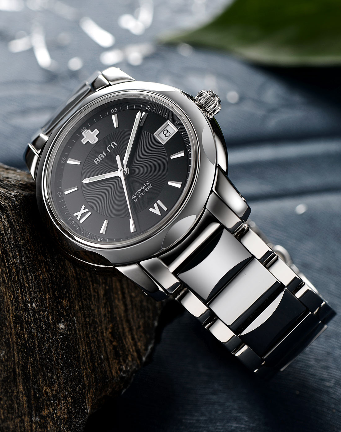 瑞士拜戈balco专柜同步 经典复古黑面全自动机械男表bm12562211_唯品