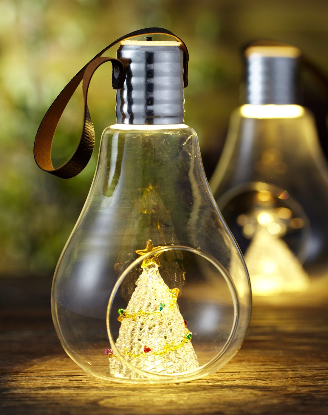 20*13cm无汞电池玻璃灯泡装饰创意摆件-许愿树