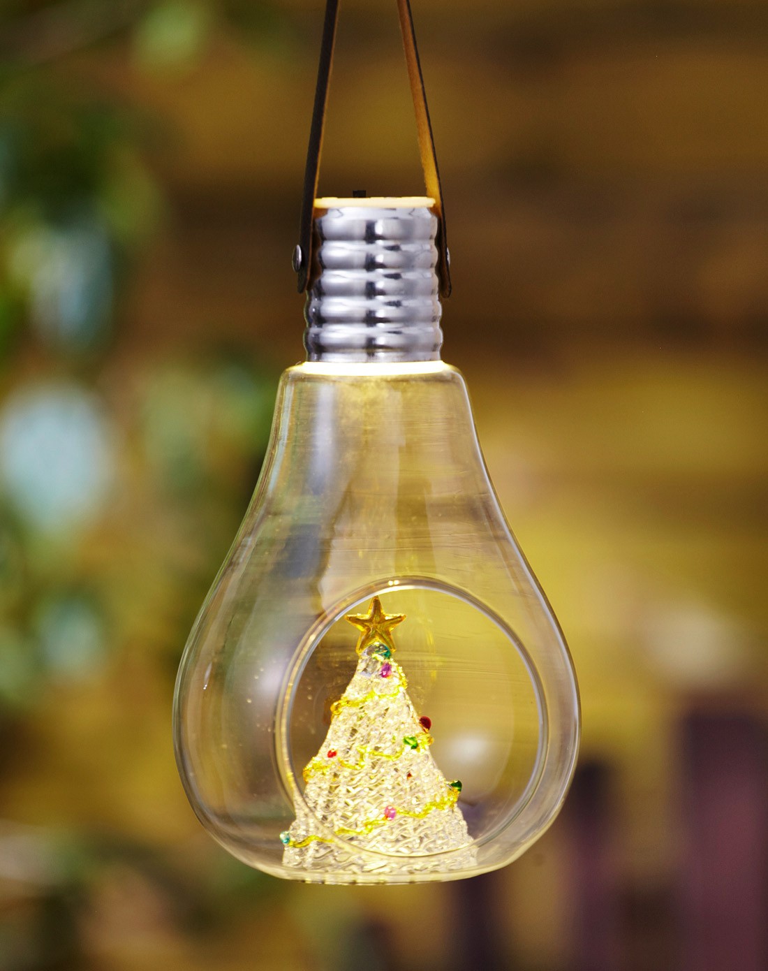 20*13cm无汞电池玻璃灯泡装饰创意摆件-许愿树