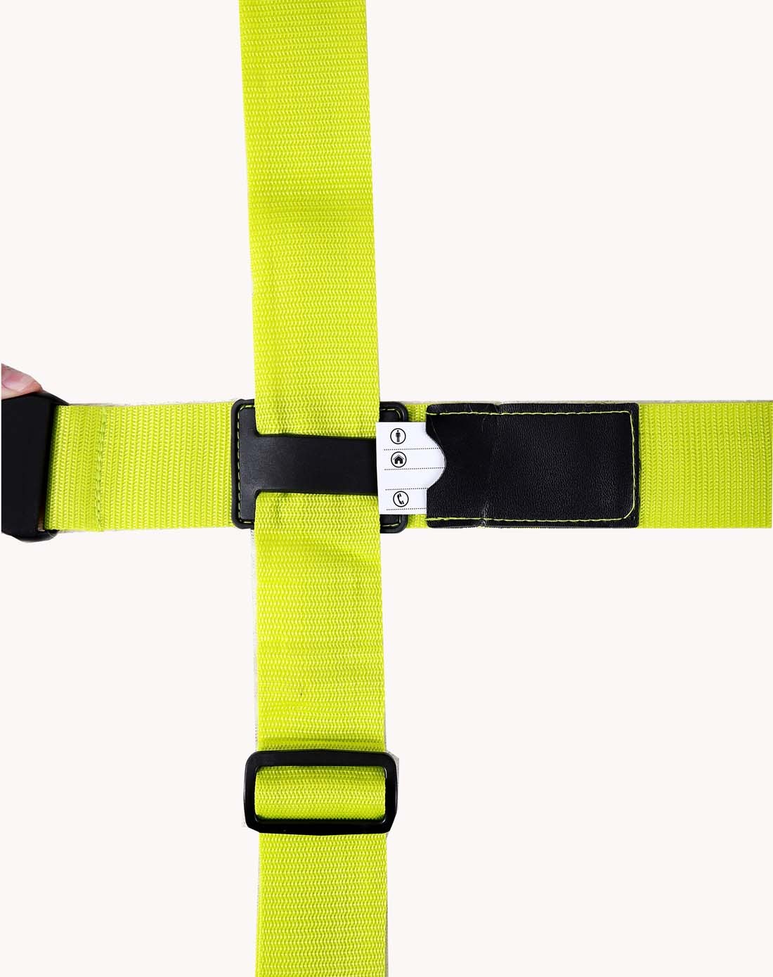 可伸缩行李箱十字绑带.青绿