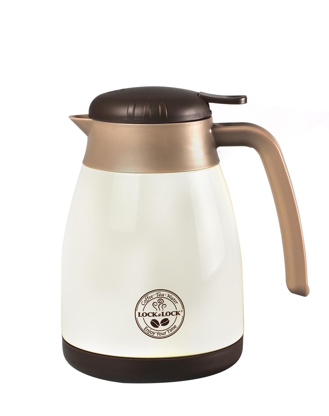 乐扣乐扣一键式时尚保温壶热水壶咖啡壶(1000ml)