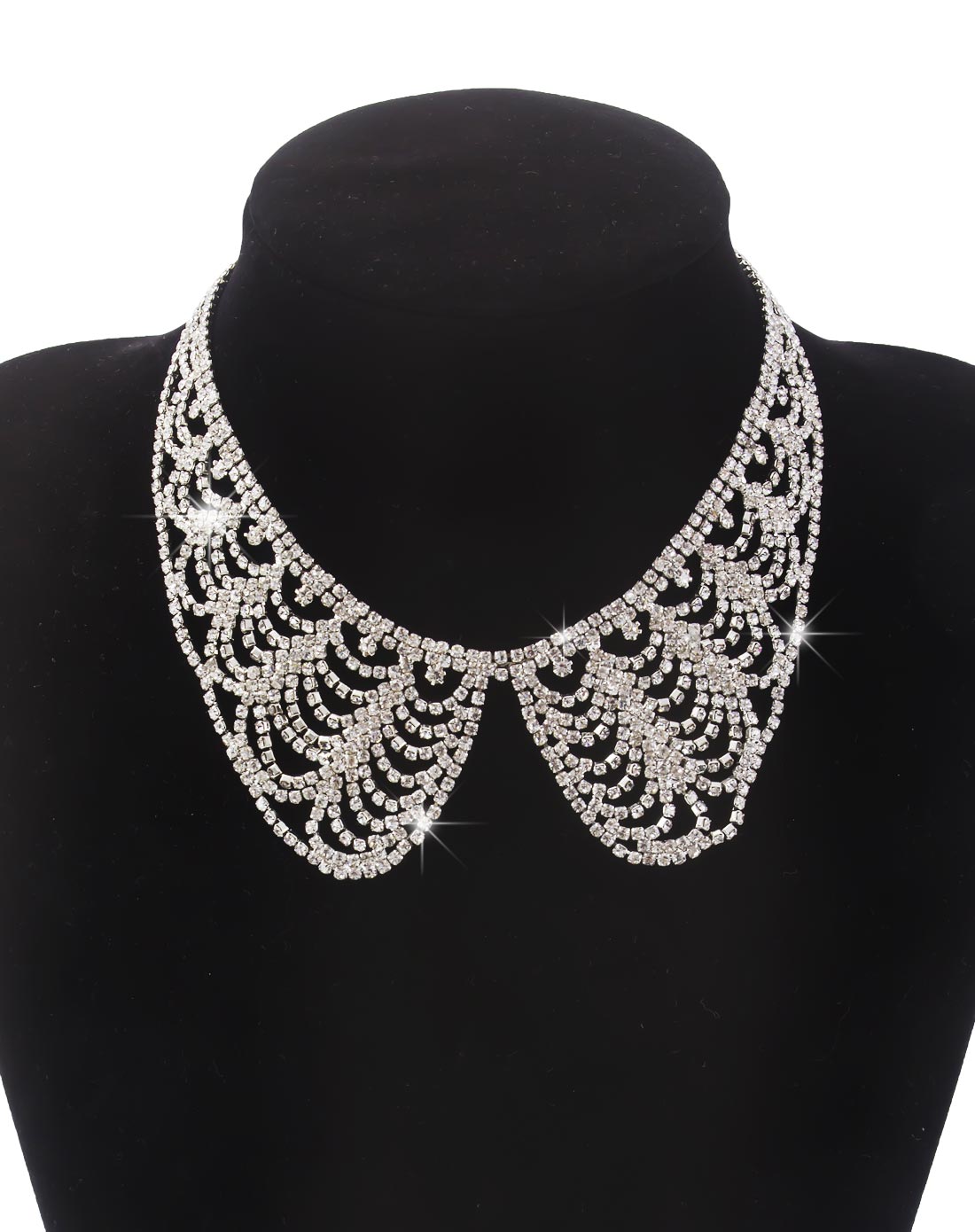 dorlan配饰专场美人鱼水晶衣领项链wt009950_唯品会