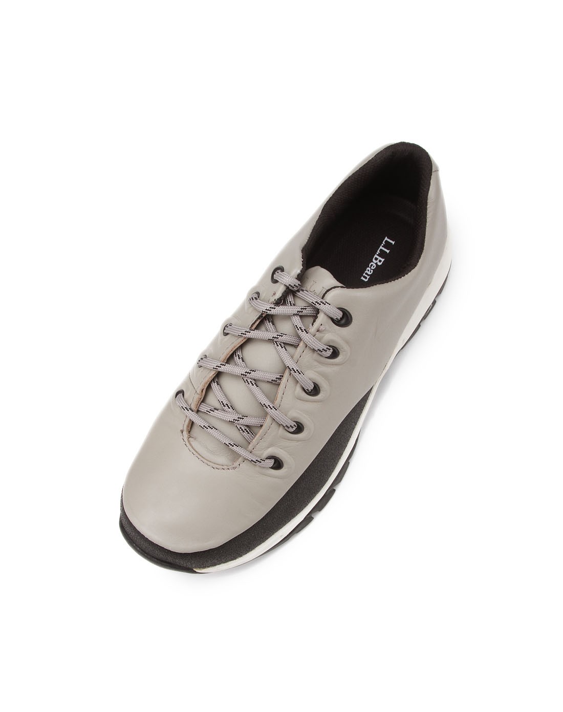 头层牛皮 男款中灰色低帮漫步鞋 防水透气