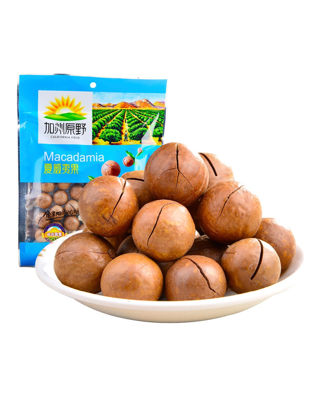 加州原野坚果食品专场[销量季军]加州原野夏威夷果228g6924377988096