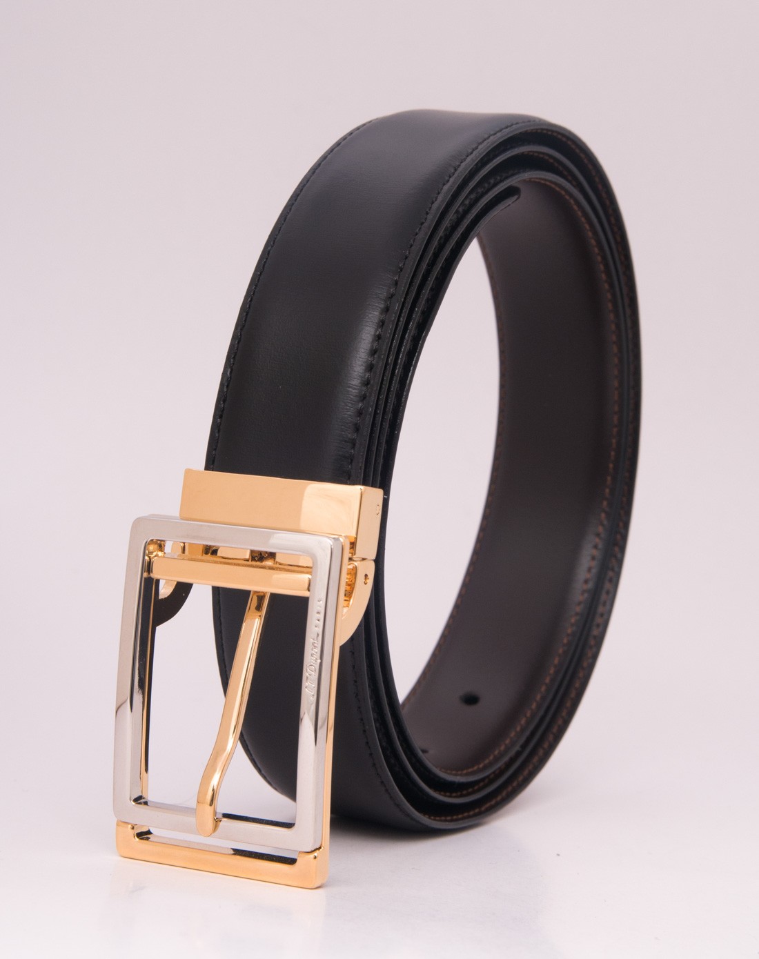 都彭s.t.dupont名品专场时尚商务系列针扣皮带7730120_唯品会