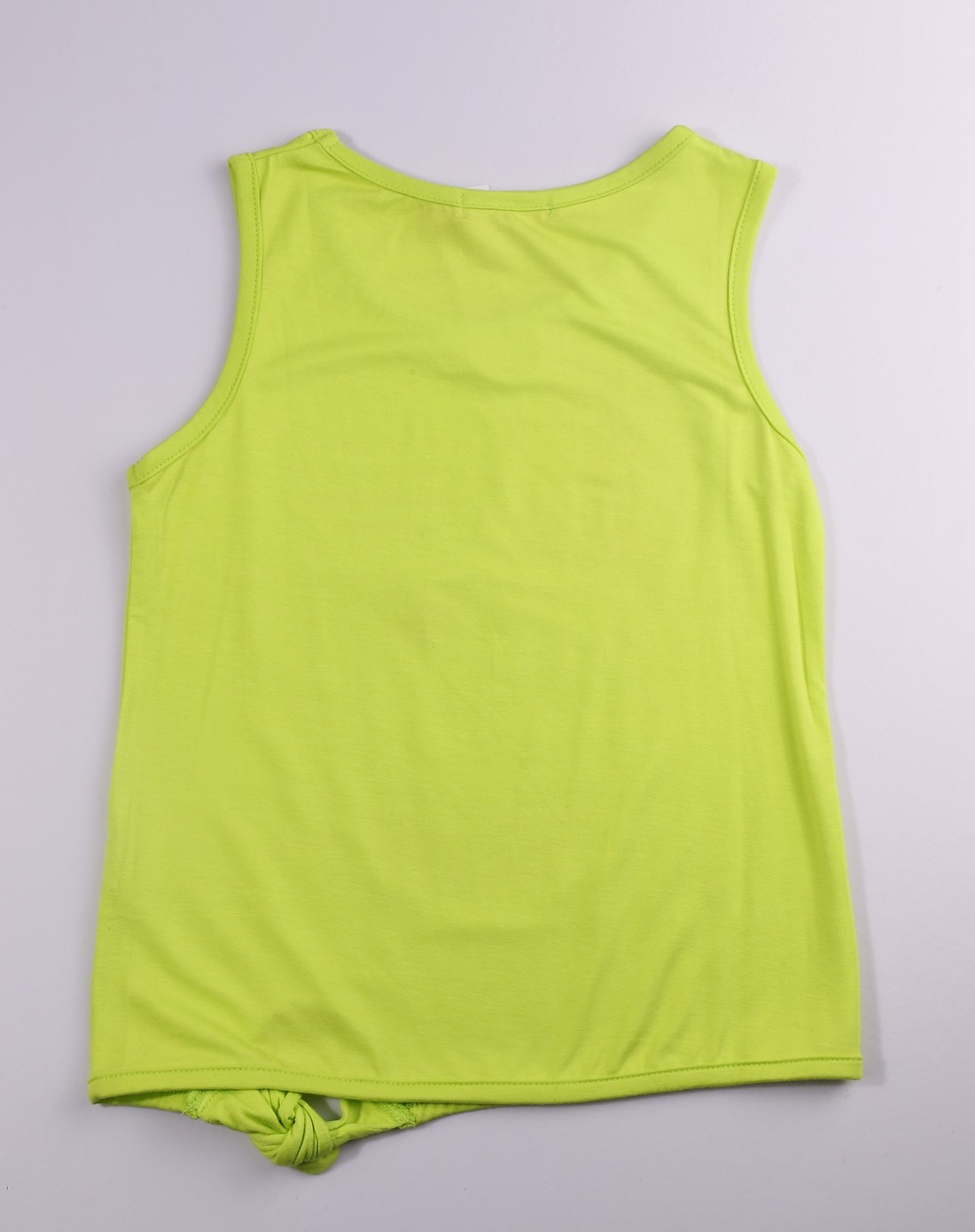 女童荧光绿色背心