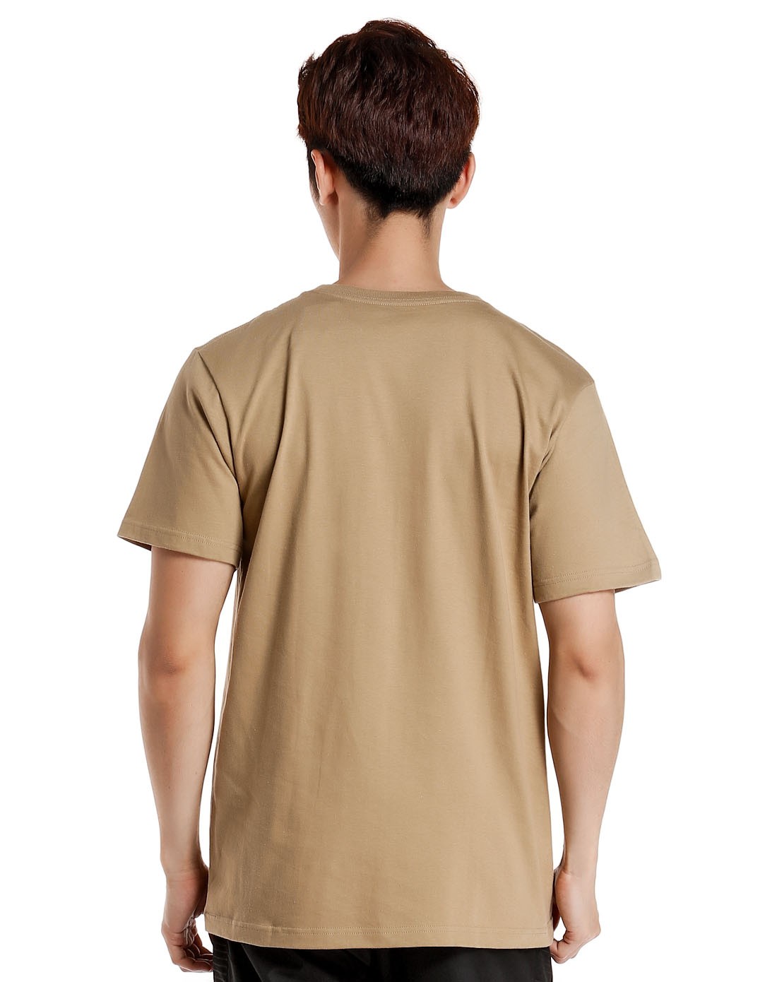 patagonia 纯棉 男款经典茶色短袖t恤 圆领舒适