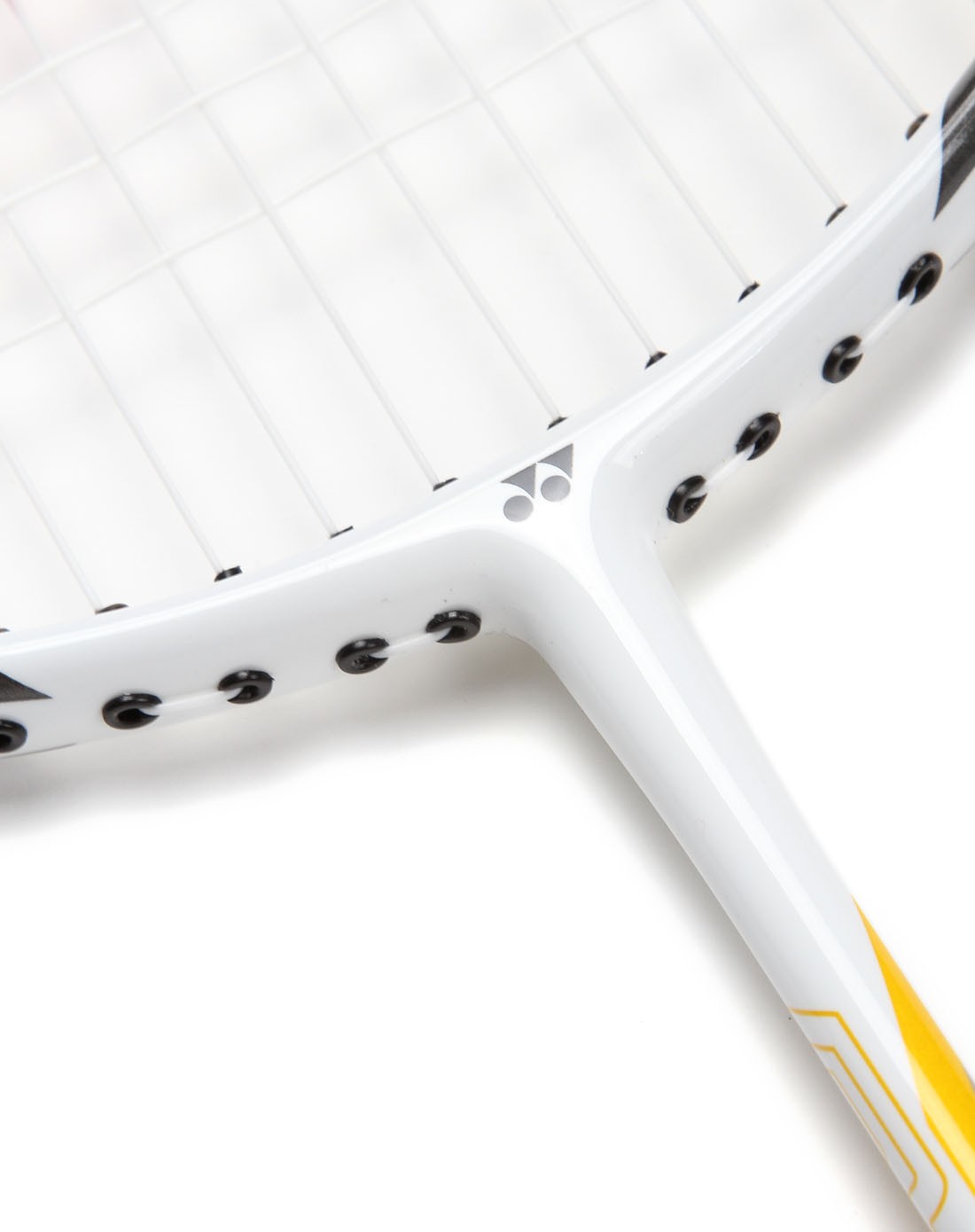 yonex网羽新品首发超轻nr-10 中性款白配黄色羽毛球拍 有线攻守兼备nr