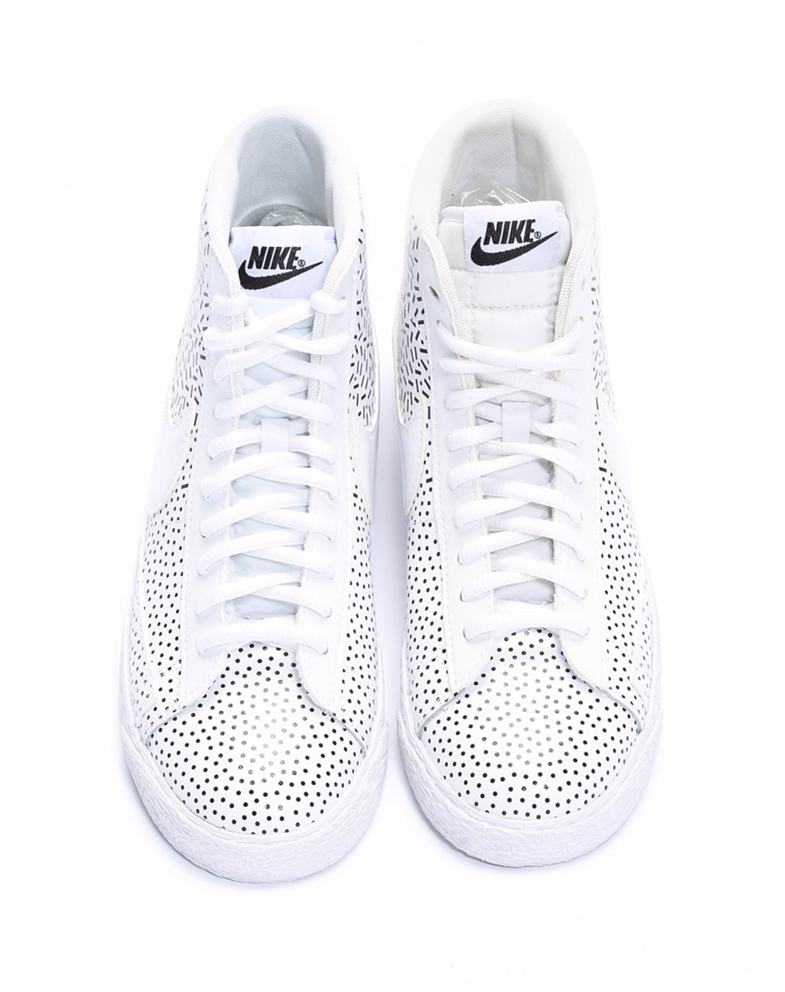 耐克nike女士专场-时尚百搭 女款白底黑点blazer 复古鞋