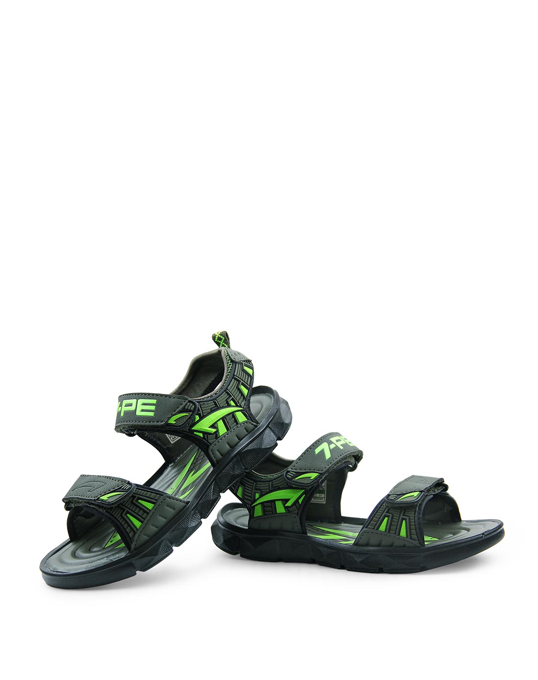 男童军色休闲舒适防滑耐磨沙滩凉鞋