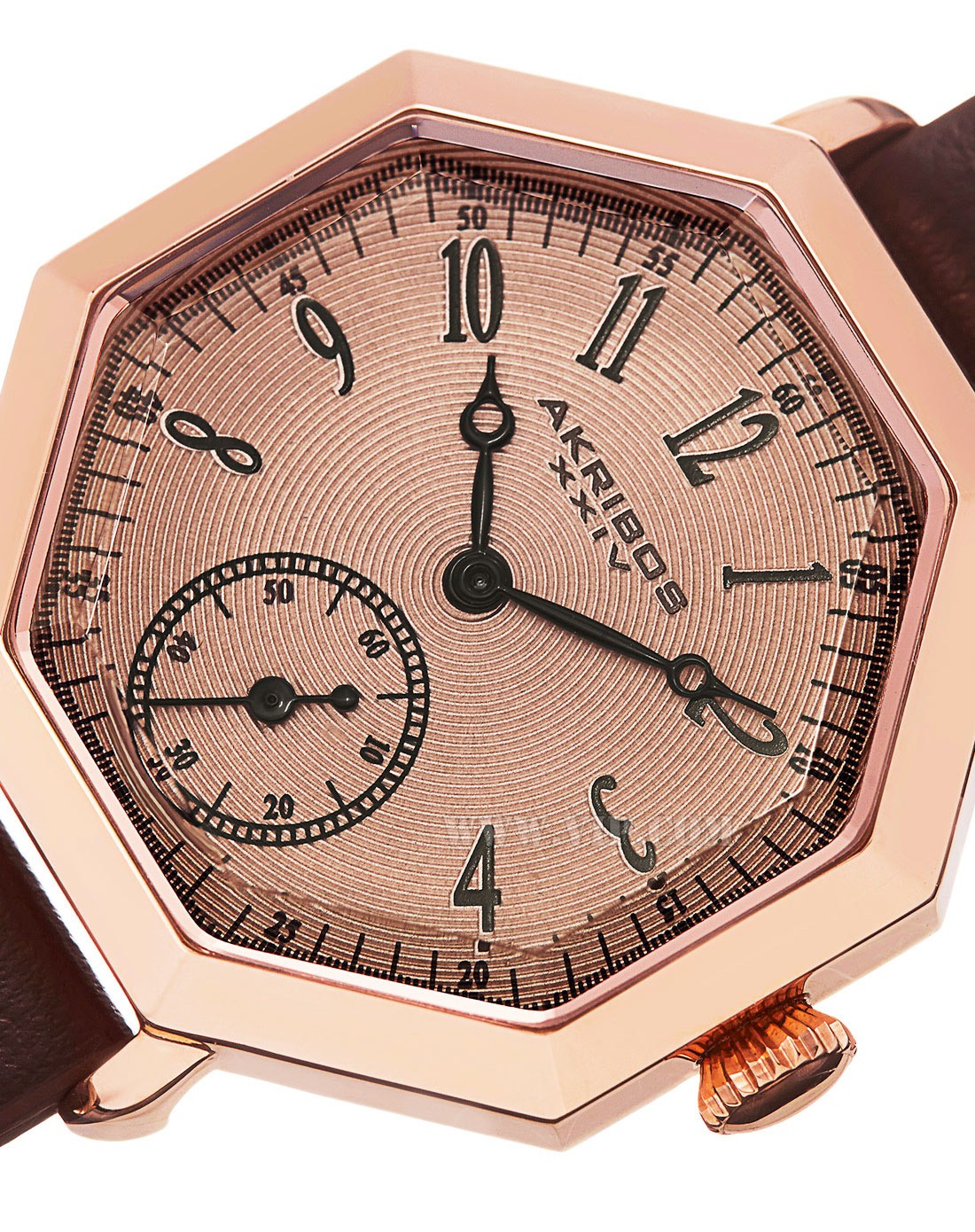 > 女士独特八角形表盘腕表