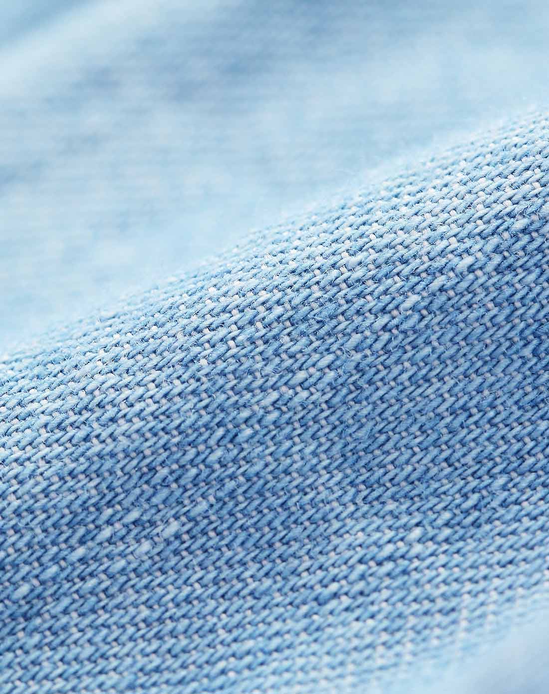 女童浅牛仔蓝半截裙