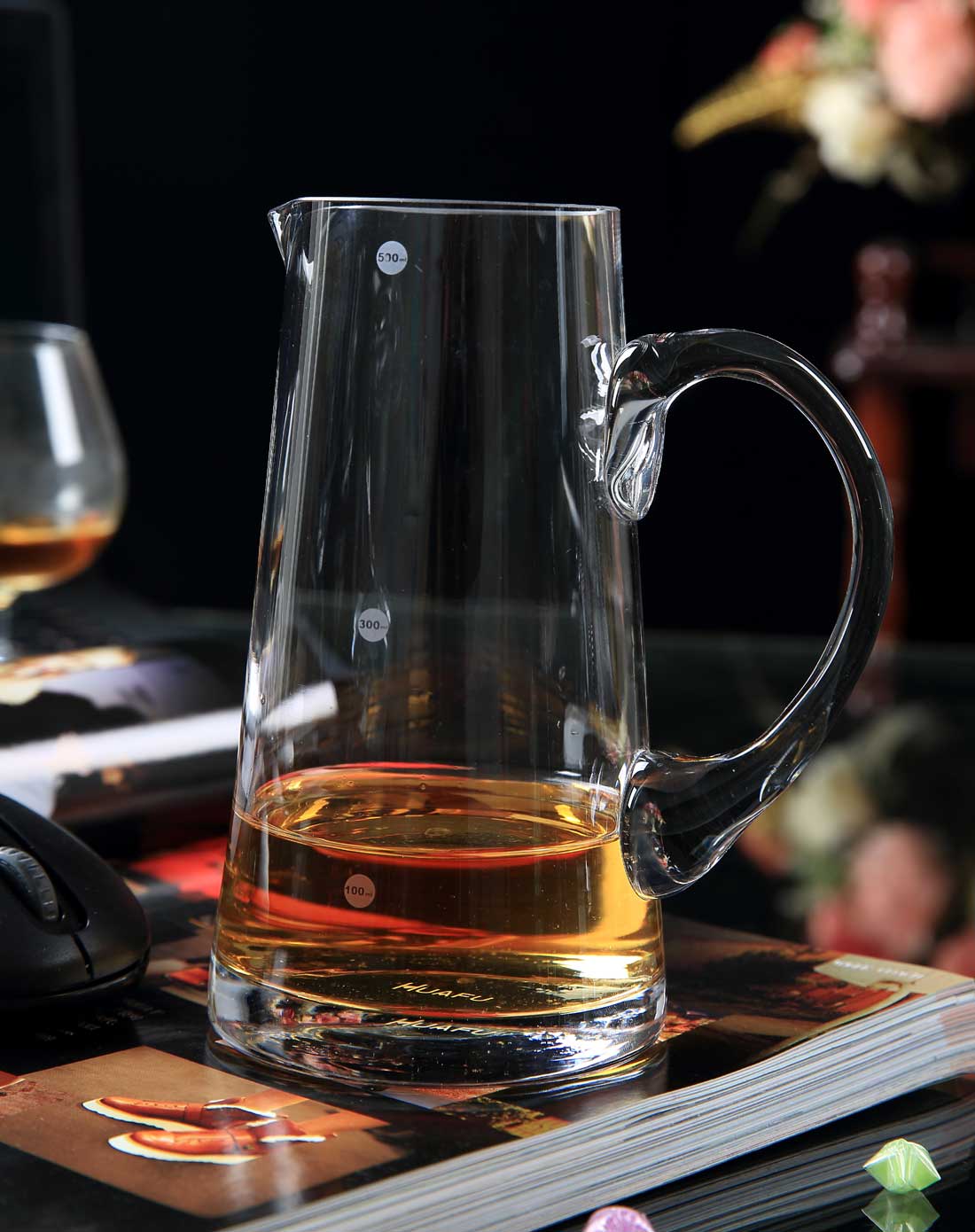 雅尚玻璃分酒器500ml