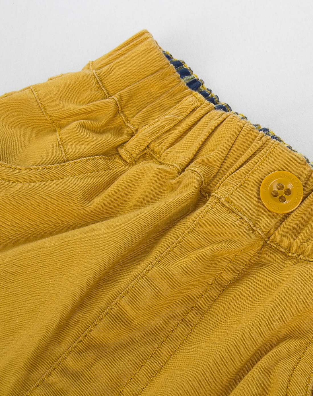 男童中黄o型休闲裤