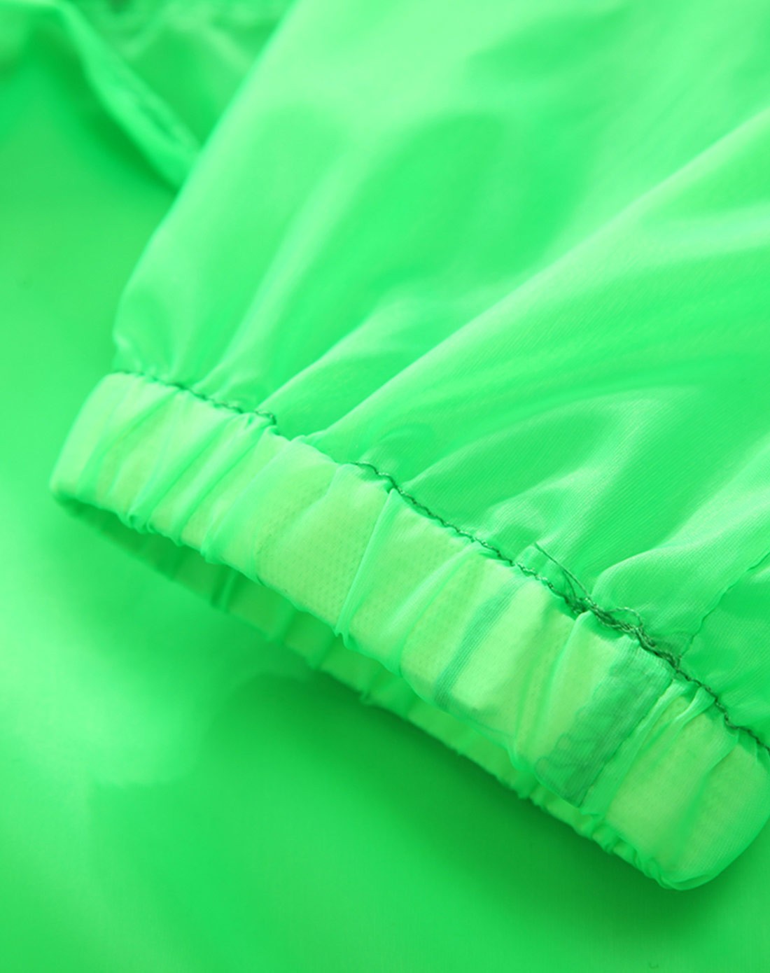 男童荧光绿纯色宽松防晒服