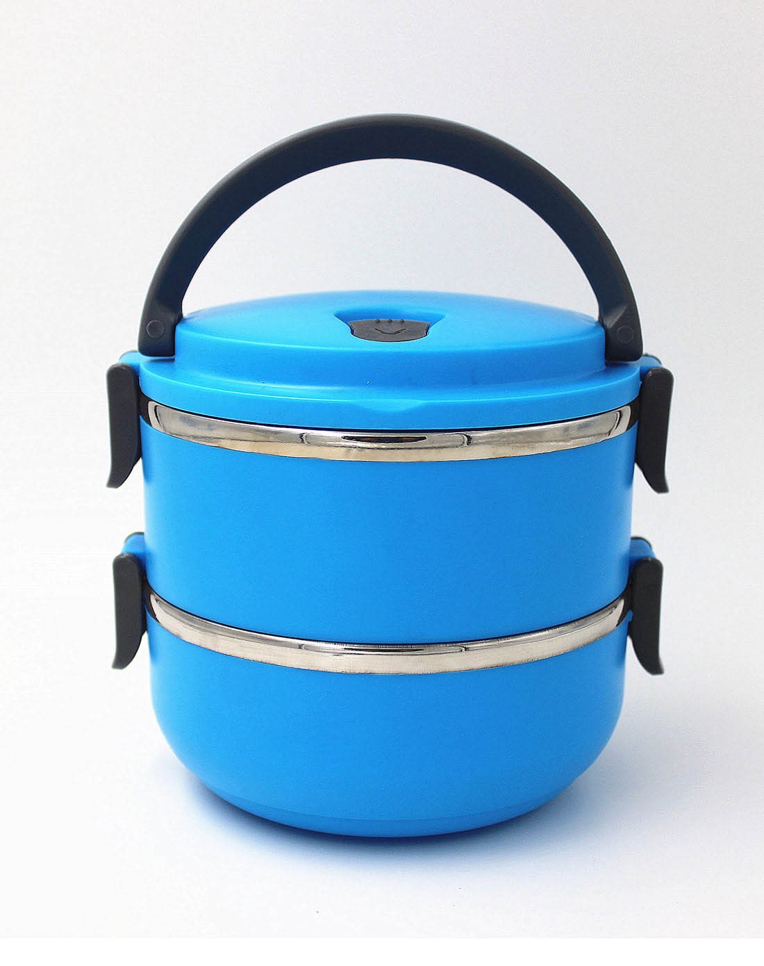 双层不锈钢保温饭盒(蓝色)