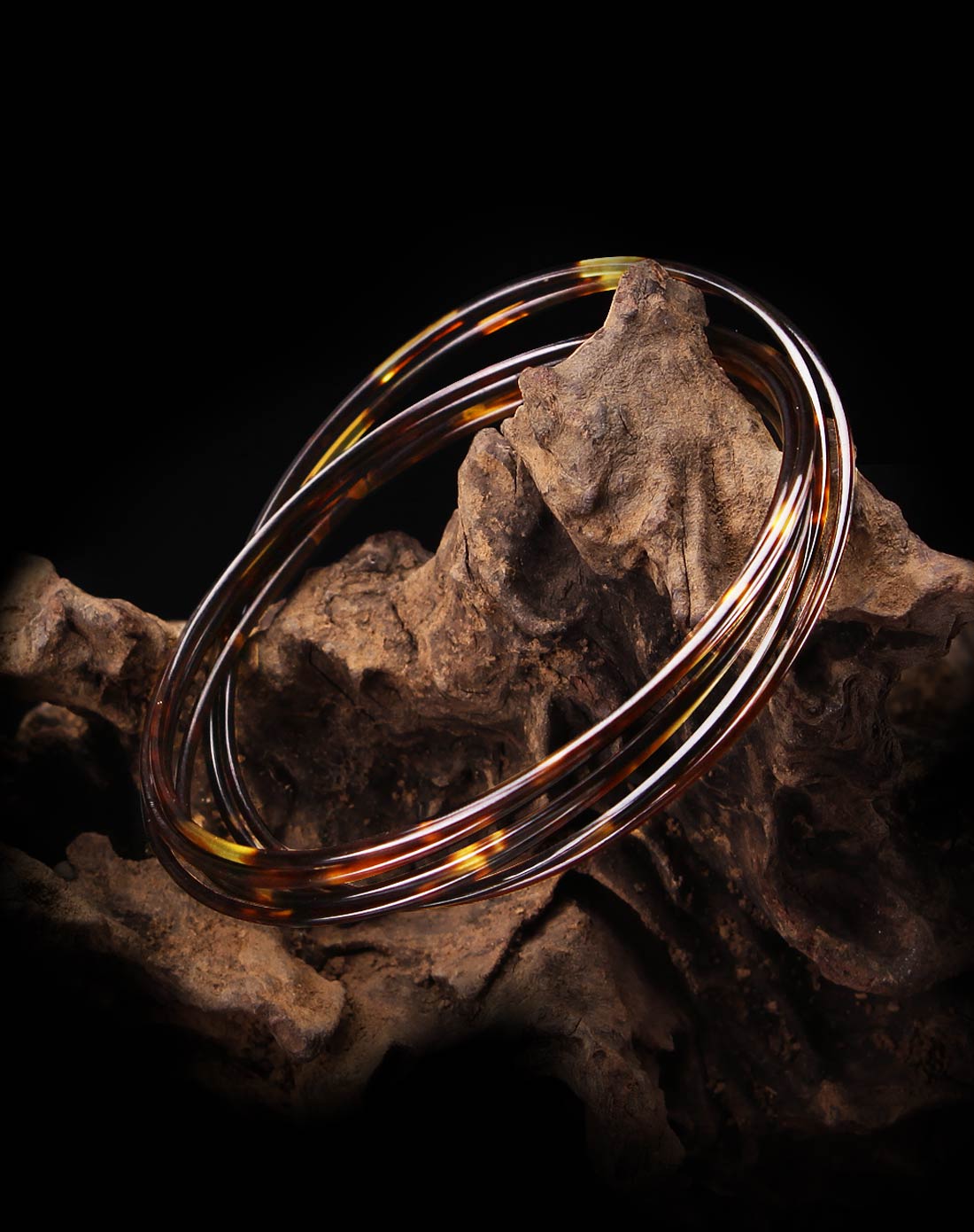 有机宝石玳瑁手环7件套(附证书)