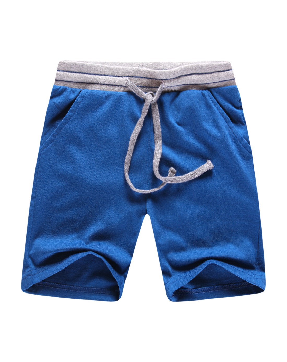 男童蓝色儿童五分裤