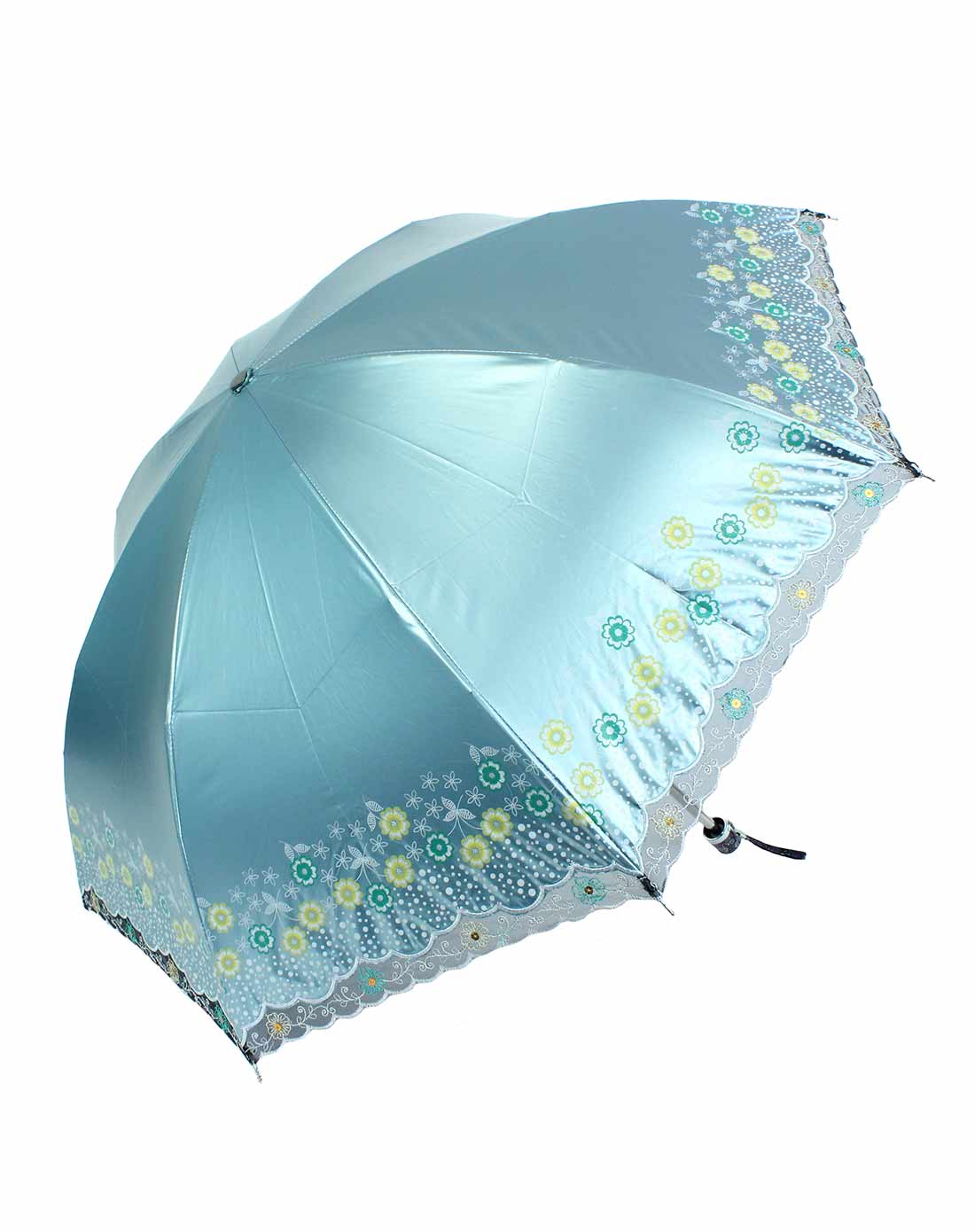 二折毛笔花开丛林伞