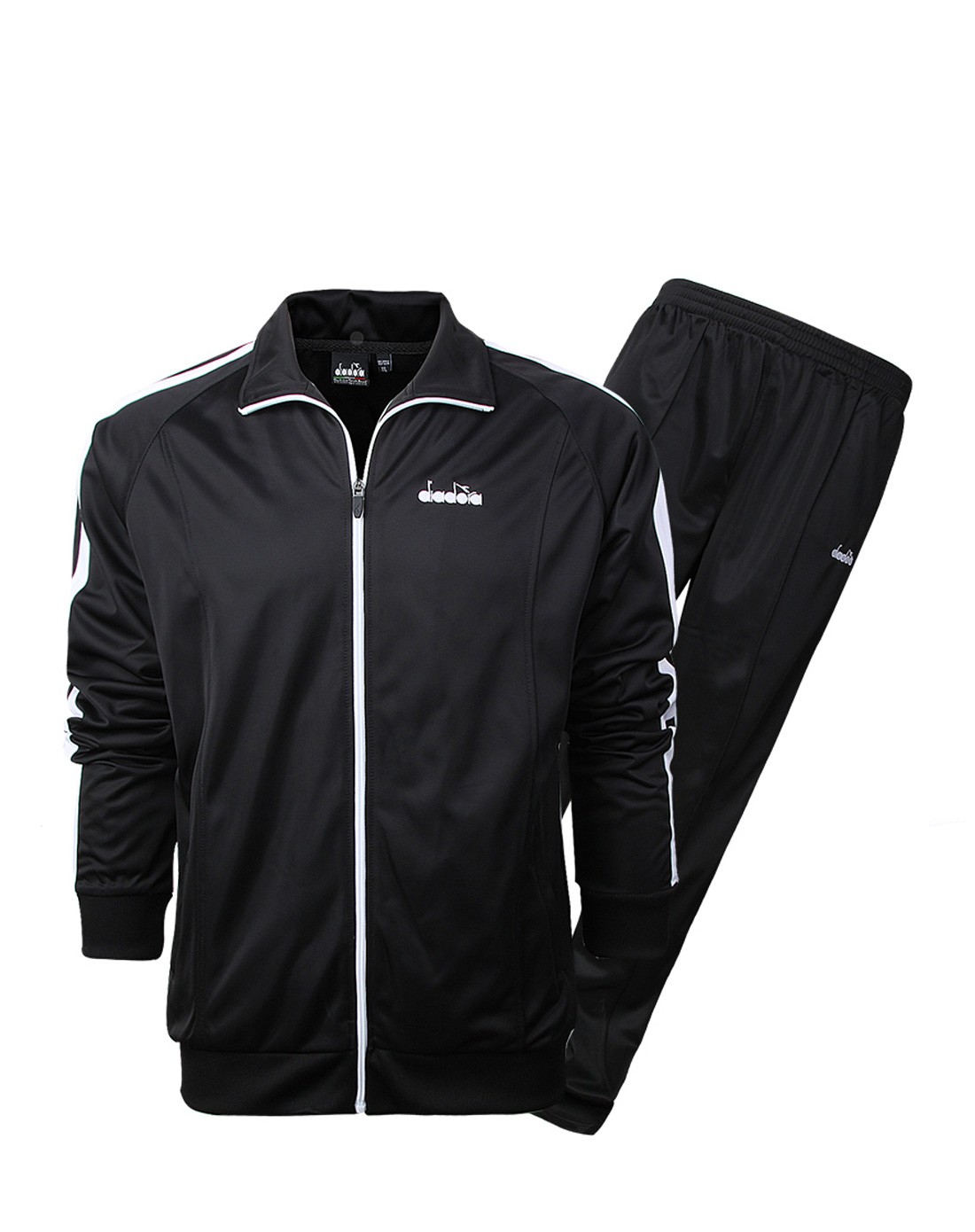 迪亚多纳 男款黑色秋冬新款运动套装健身套装