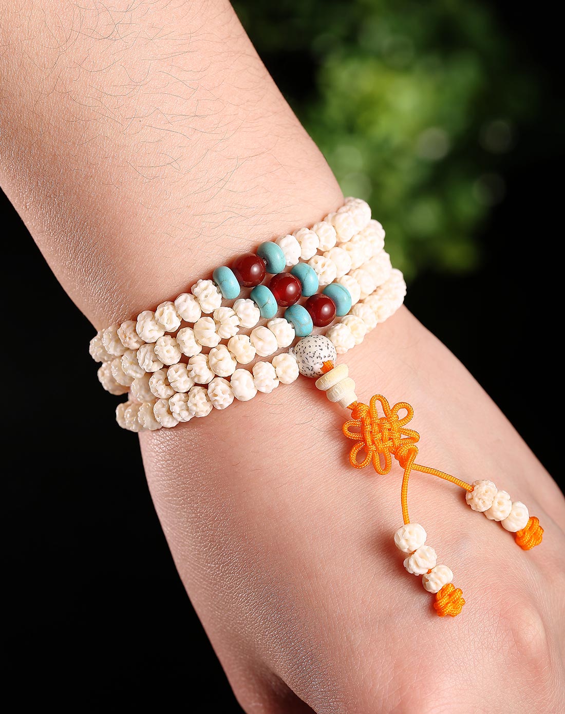 米黄色小如意菩提子手串