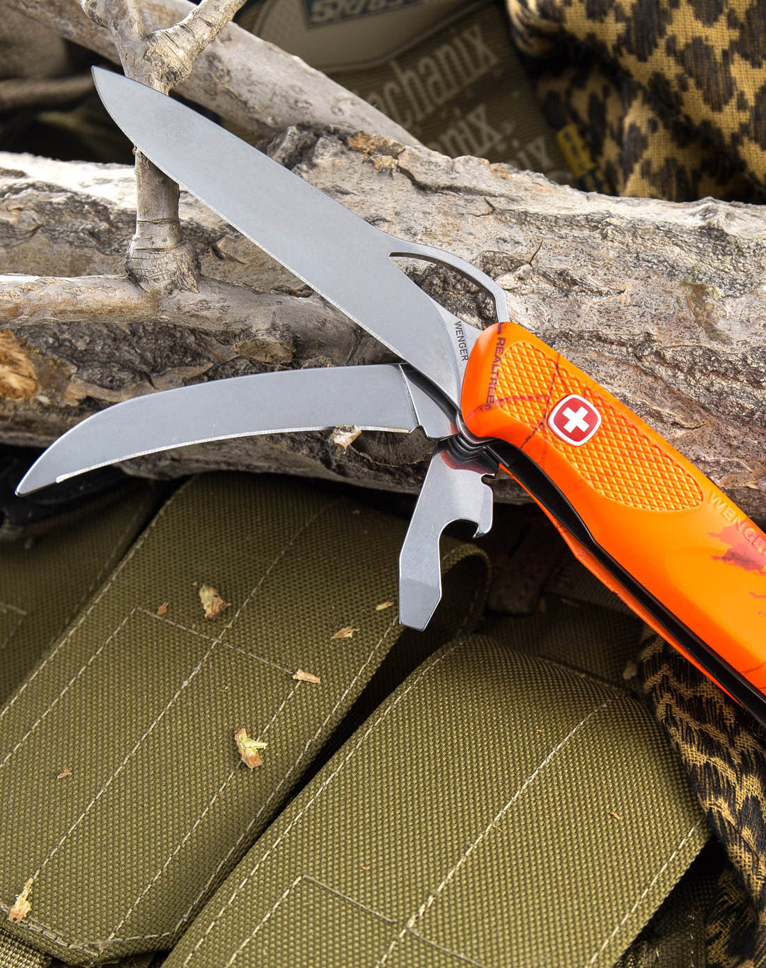 【唯品专供】丛林迷彩瑞士军刀