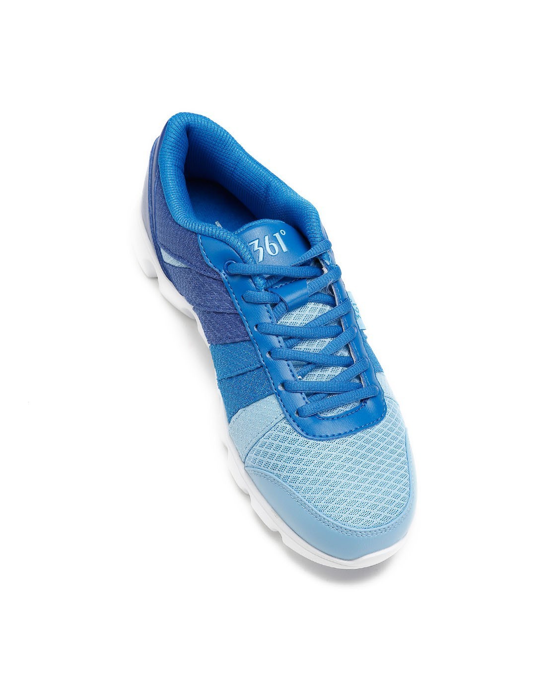 361°网面支撑 男款浅蓝/深蓝色常规跑鞋 跑鞋系列671412249-1浅蓝