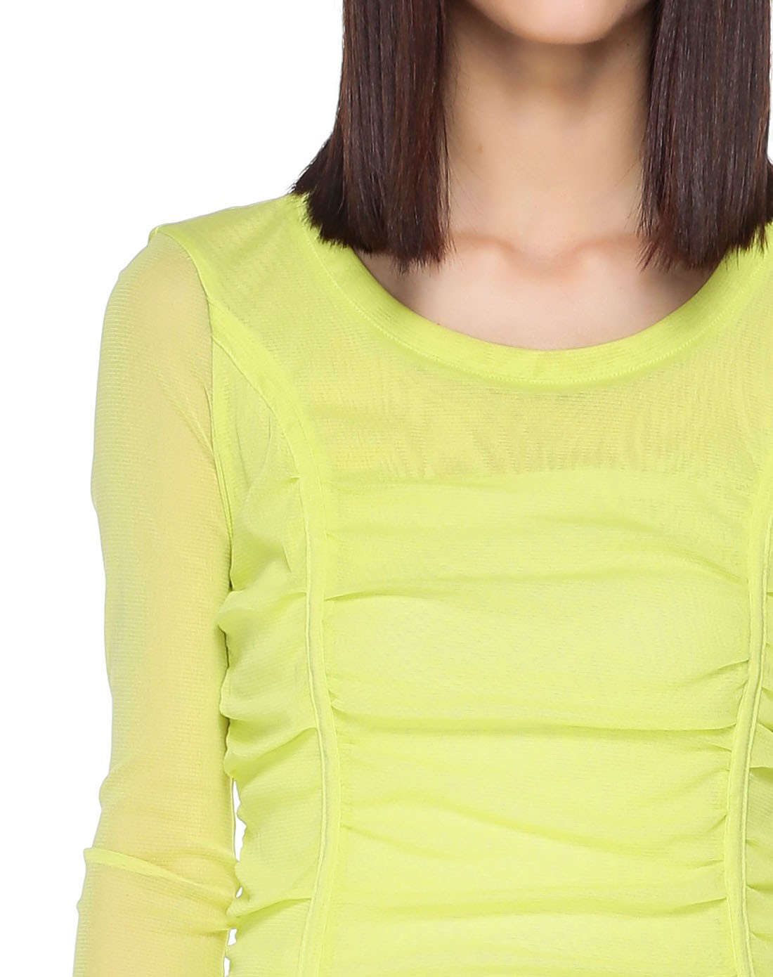璐帕莎rupsapsa浅黄绿色修身百搭长袖上衣r1311t04q1223-60_唯品会