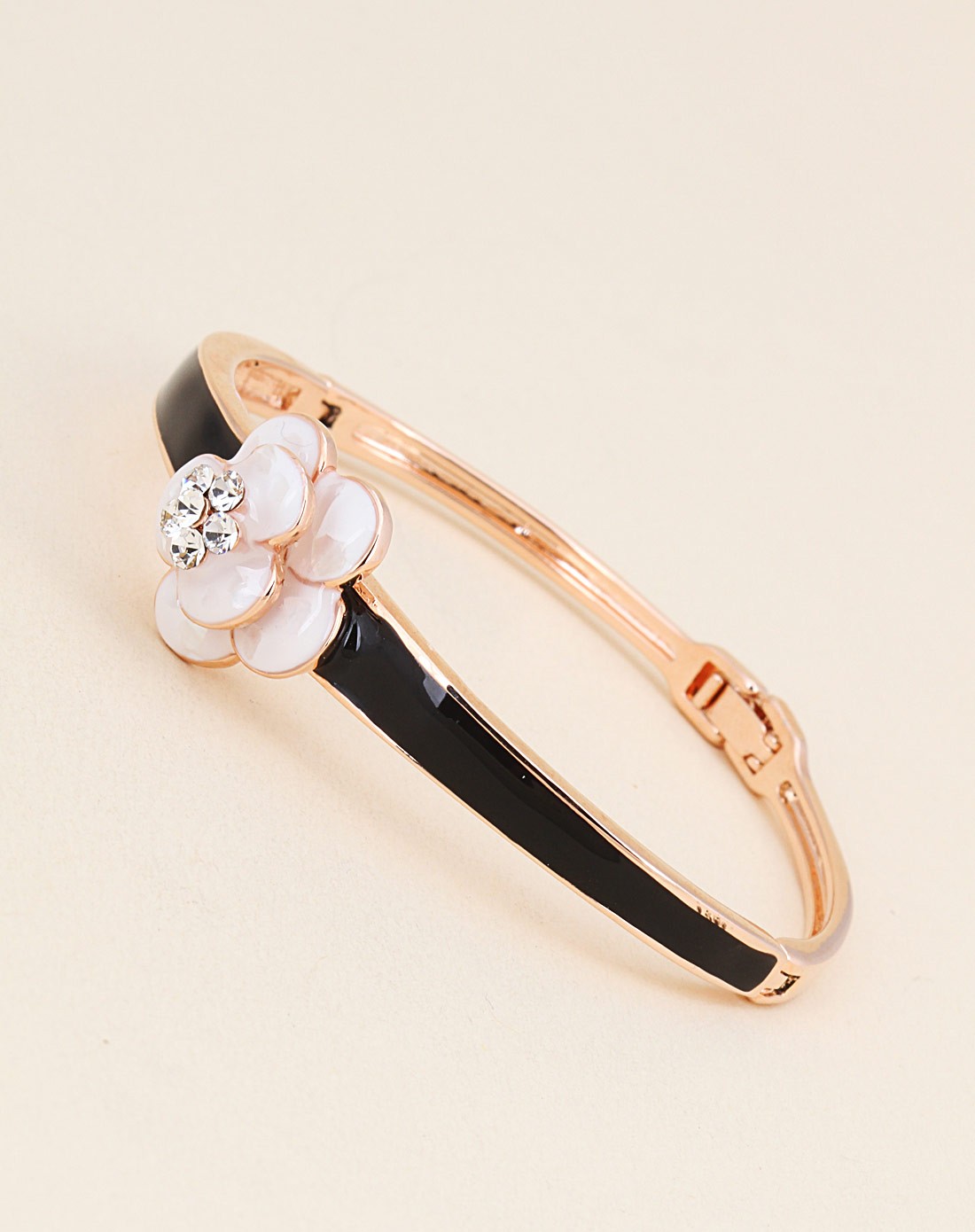 立体山茶花手镯