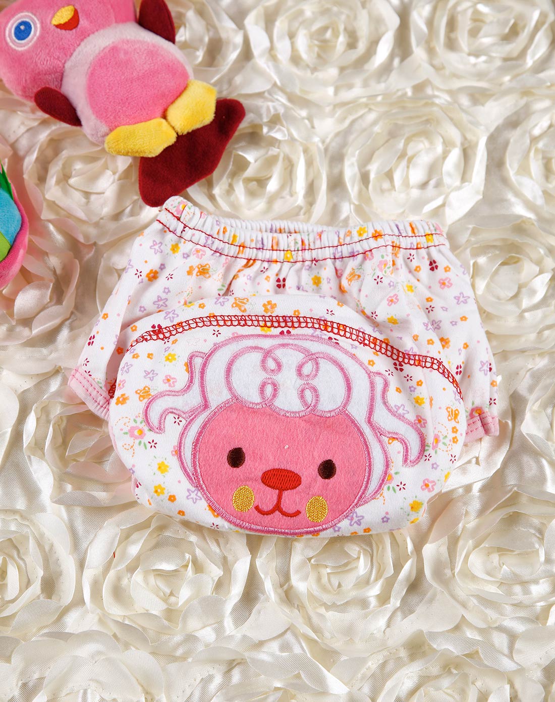 宝宝成长学步拉拉裤(粉色碎花)