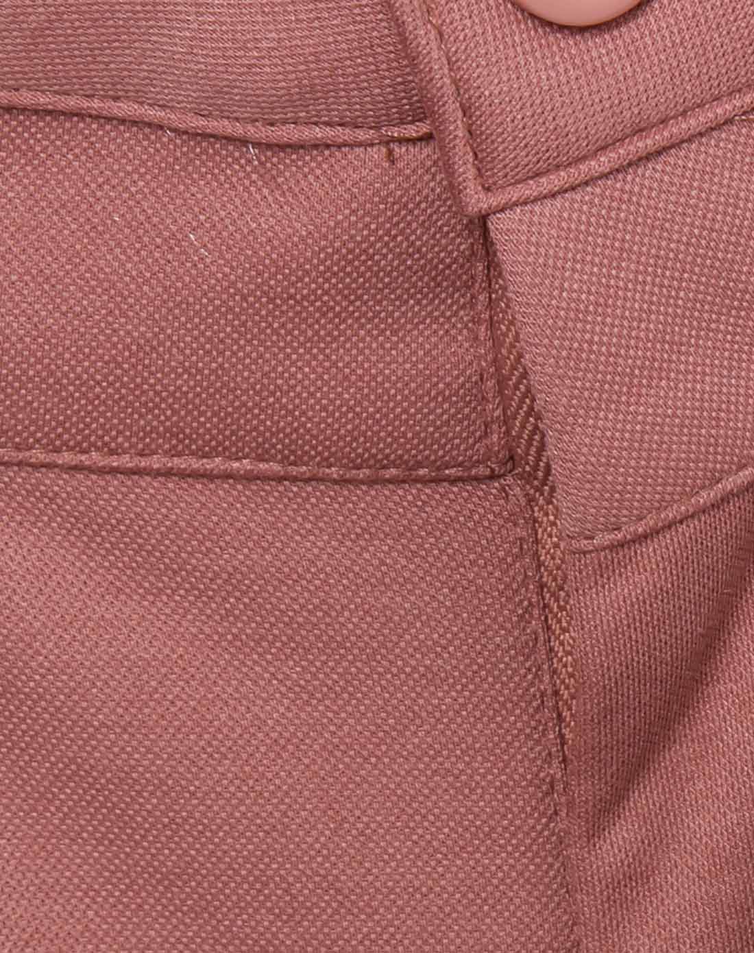 浅肉桂色 女款时尚针织长裤