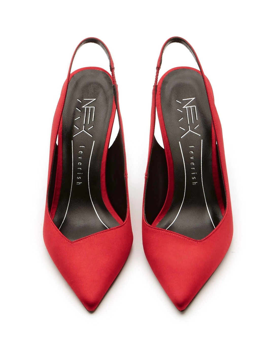 烫红色真丝后空高跟鞋ab153d3316001_唯品会