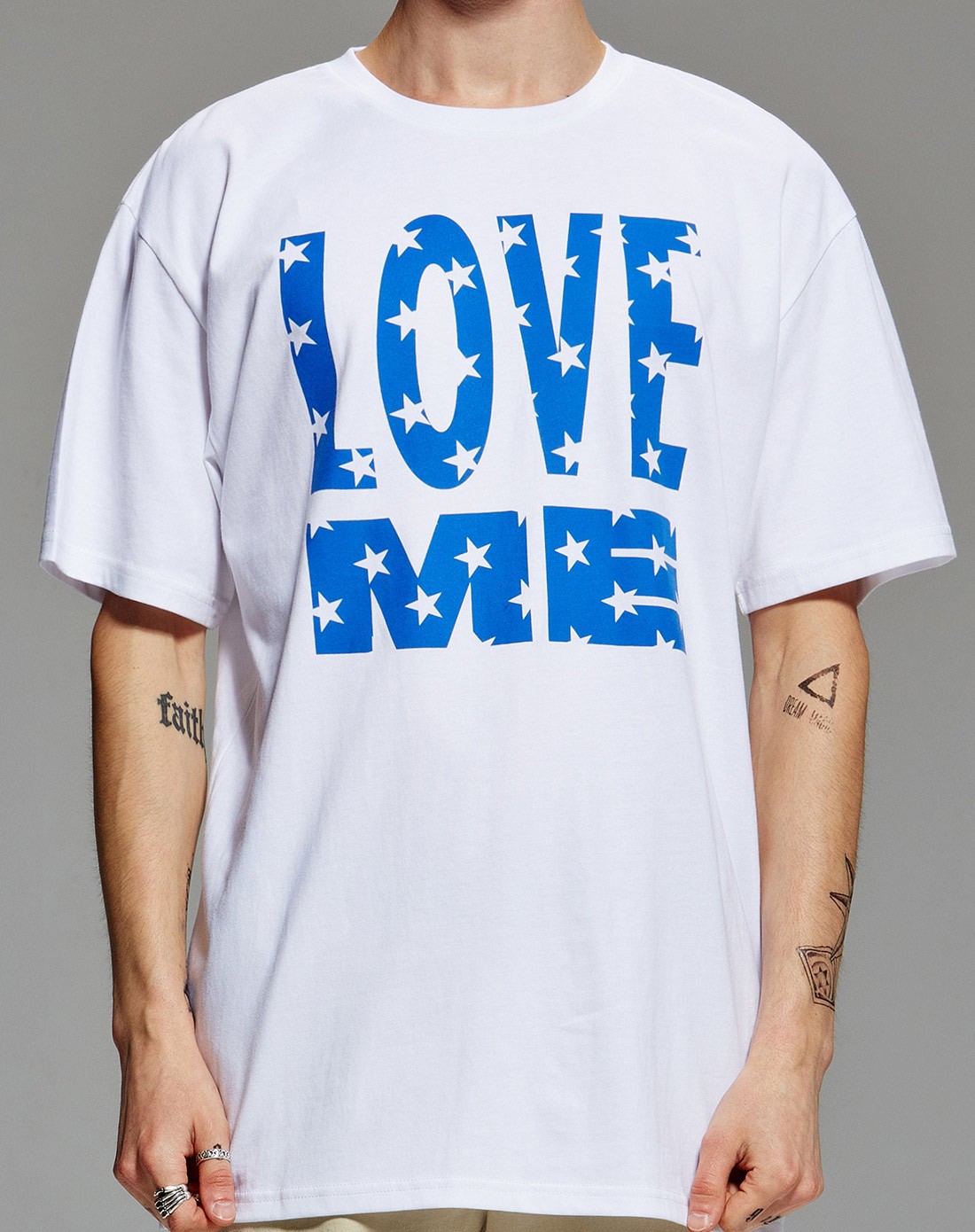 clot男式白色短袖t恤