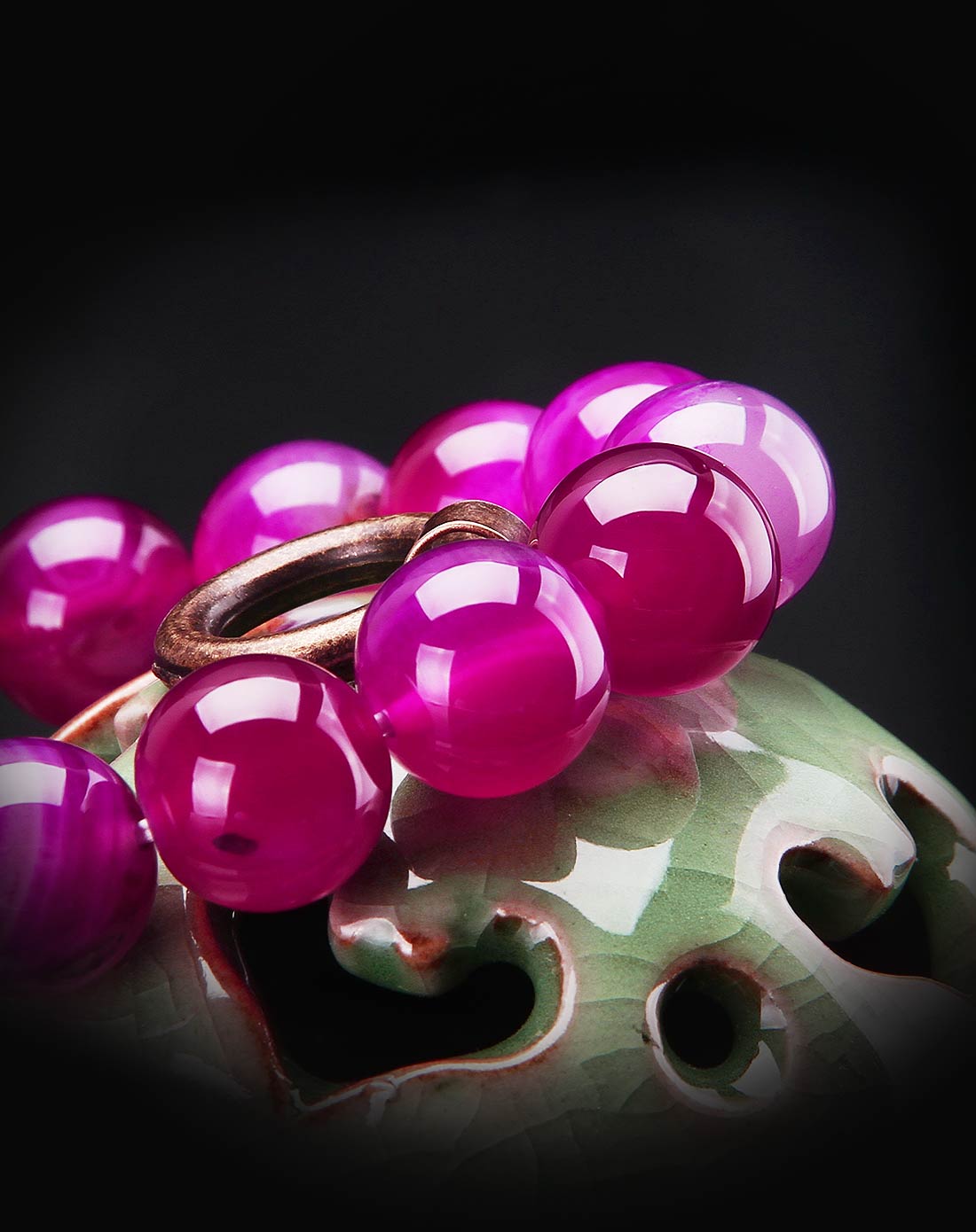 一往情深合成玛瑙手串