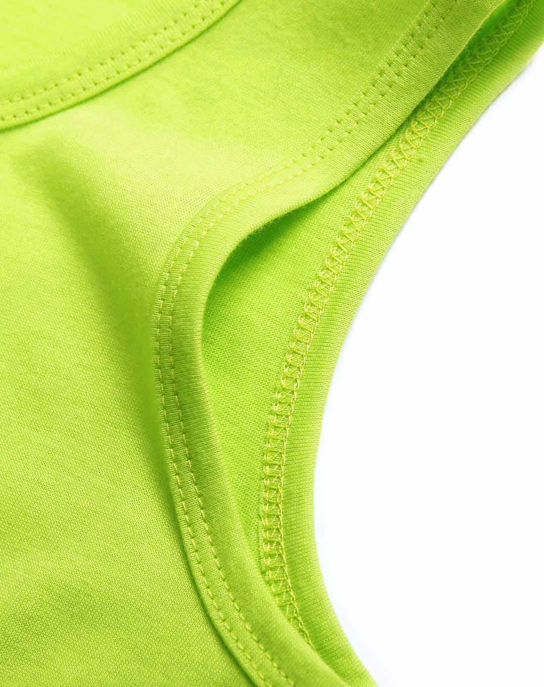 男童夏装绿色背心