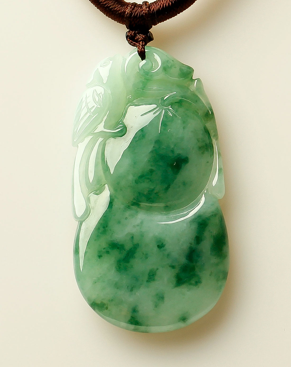 天然翡翠福禄寿喜吊坠