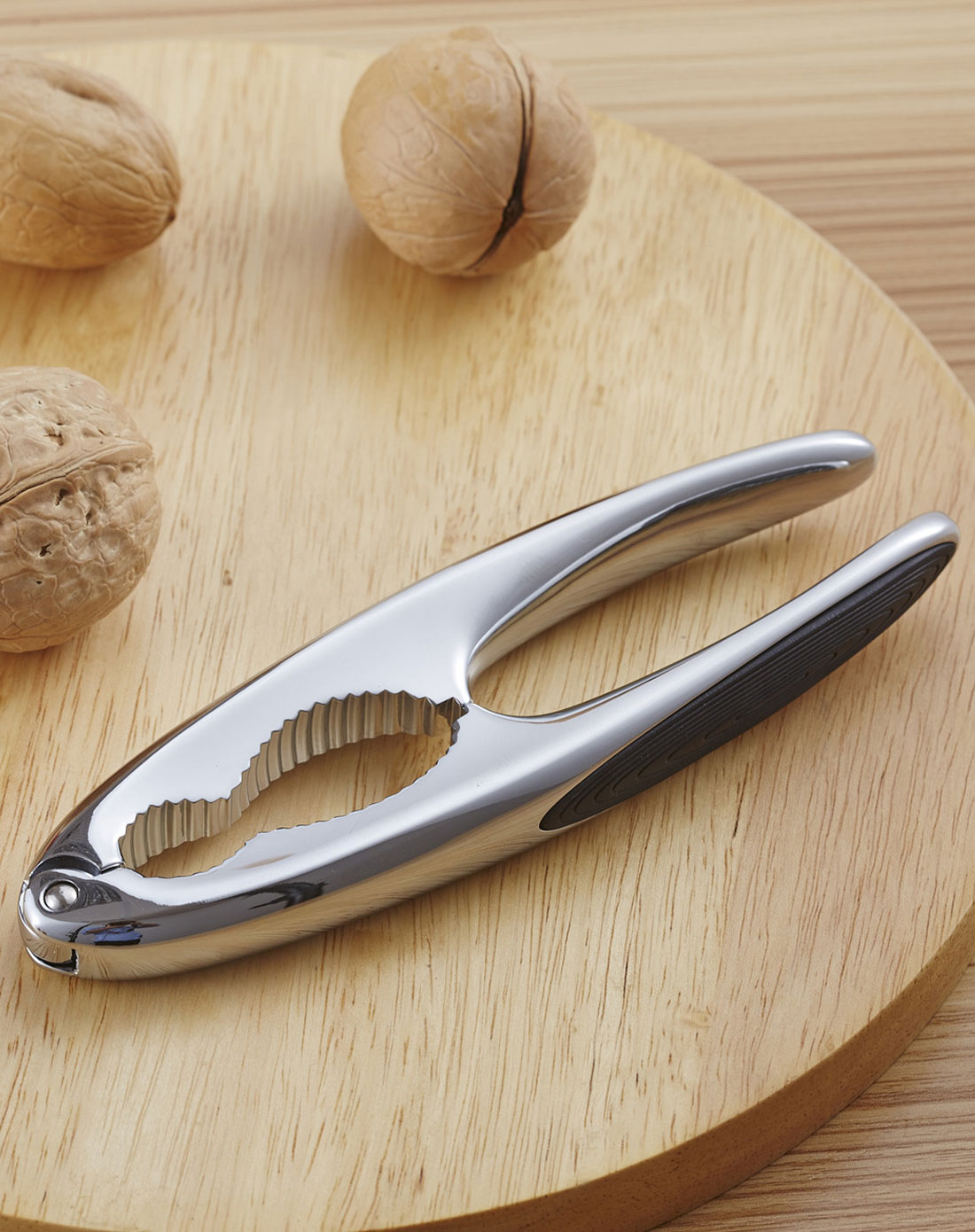 不锈钢高级核桃夹 磨砂柄 16*4.