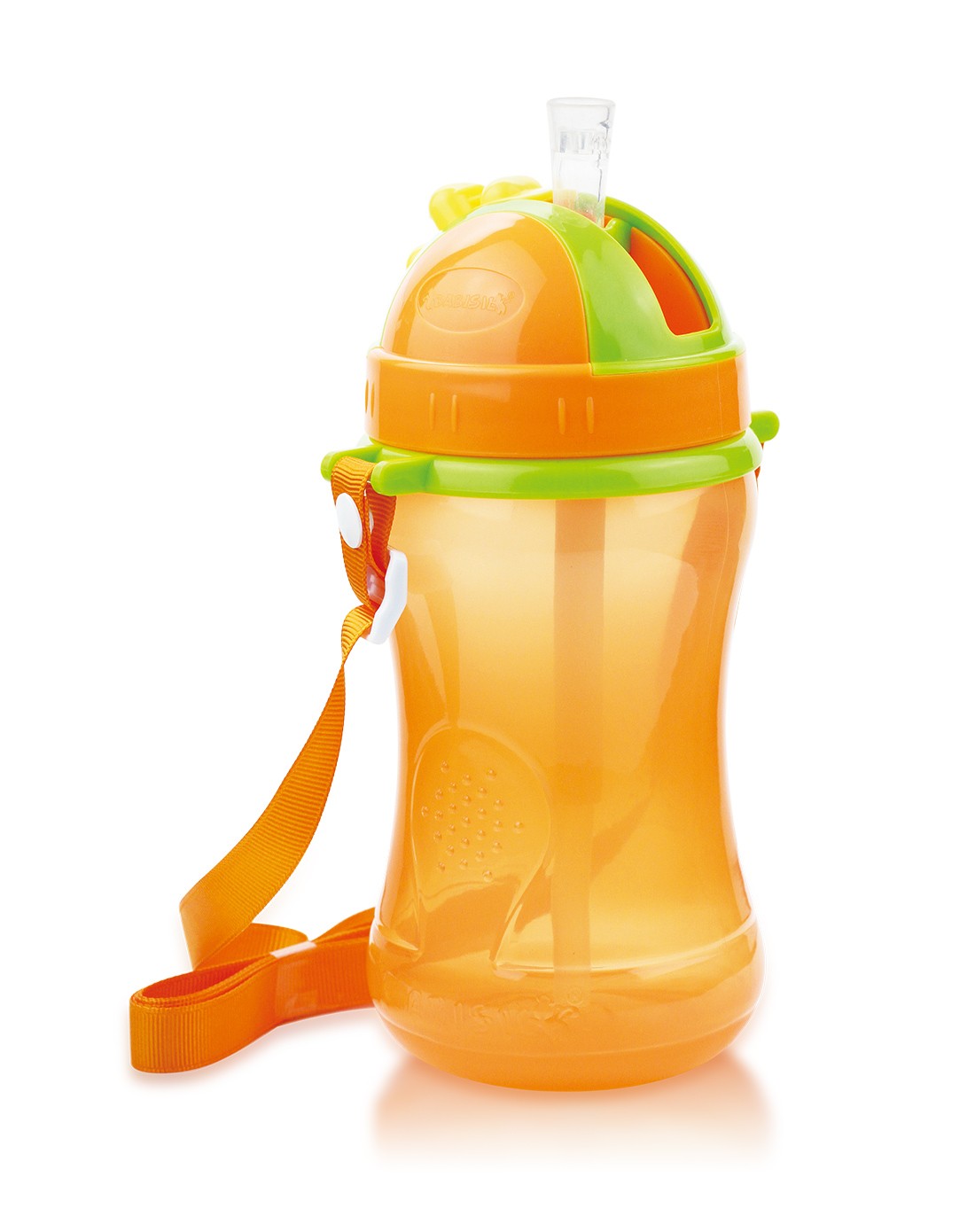 宝宝吸管水壶360ml-粉橙色