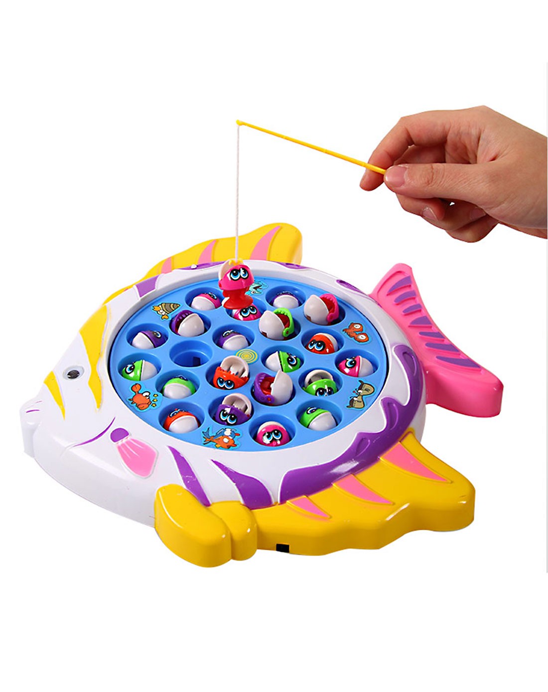 良兴 儿童鱼形电动钓鱼玩具