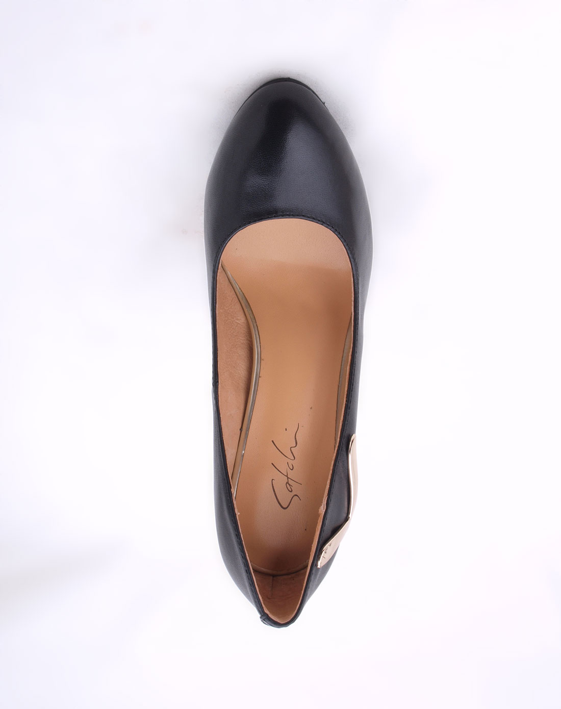 沙驰satchi女鞋专场-女款黑色正装单鞋