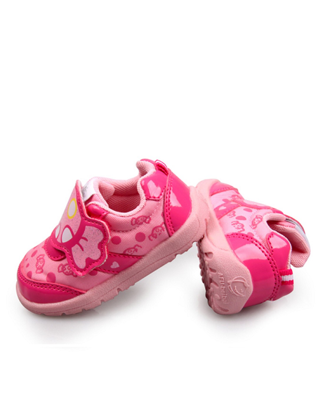 阿福贝贝afubeibei宝宝鞋女宝宝梅红学步鞋a3315mh_唯品会