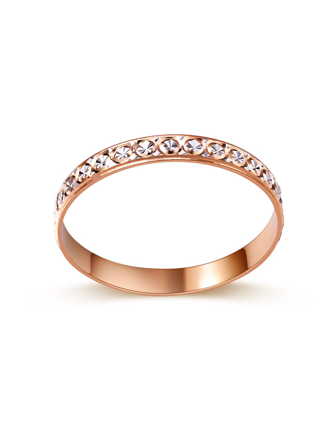 花漾心情 18k金满天星戒指 0.77克(附国家级证书)