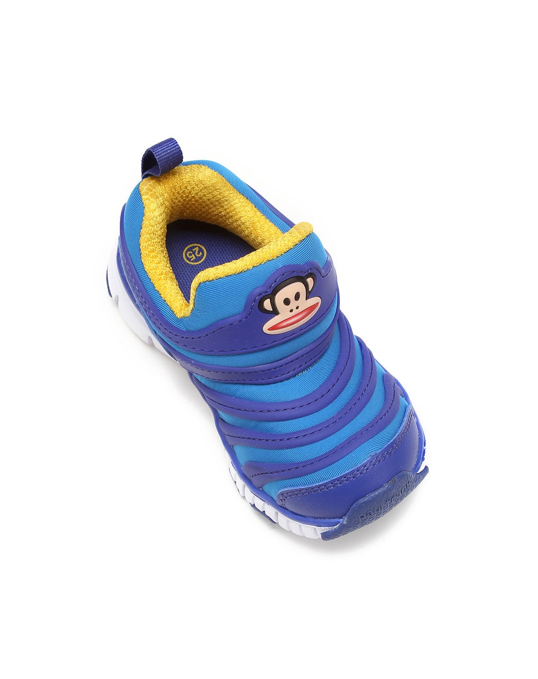 女童蓝色舒适毛毛虫运动鞋