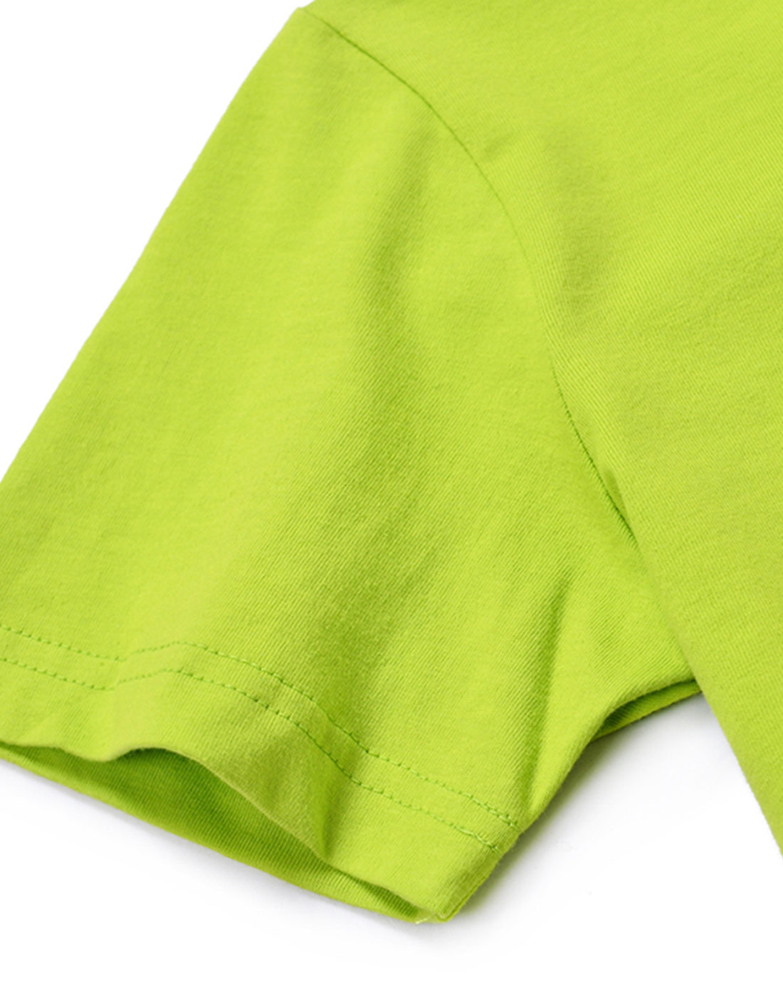 男童酸橙绿针织短袖t恤