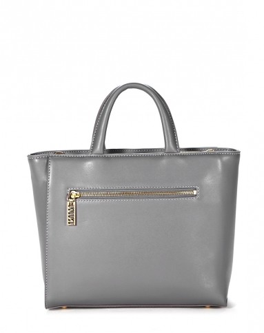 象牙灰时尚简约方牌包