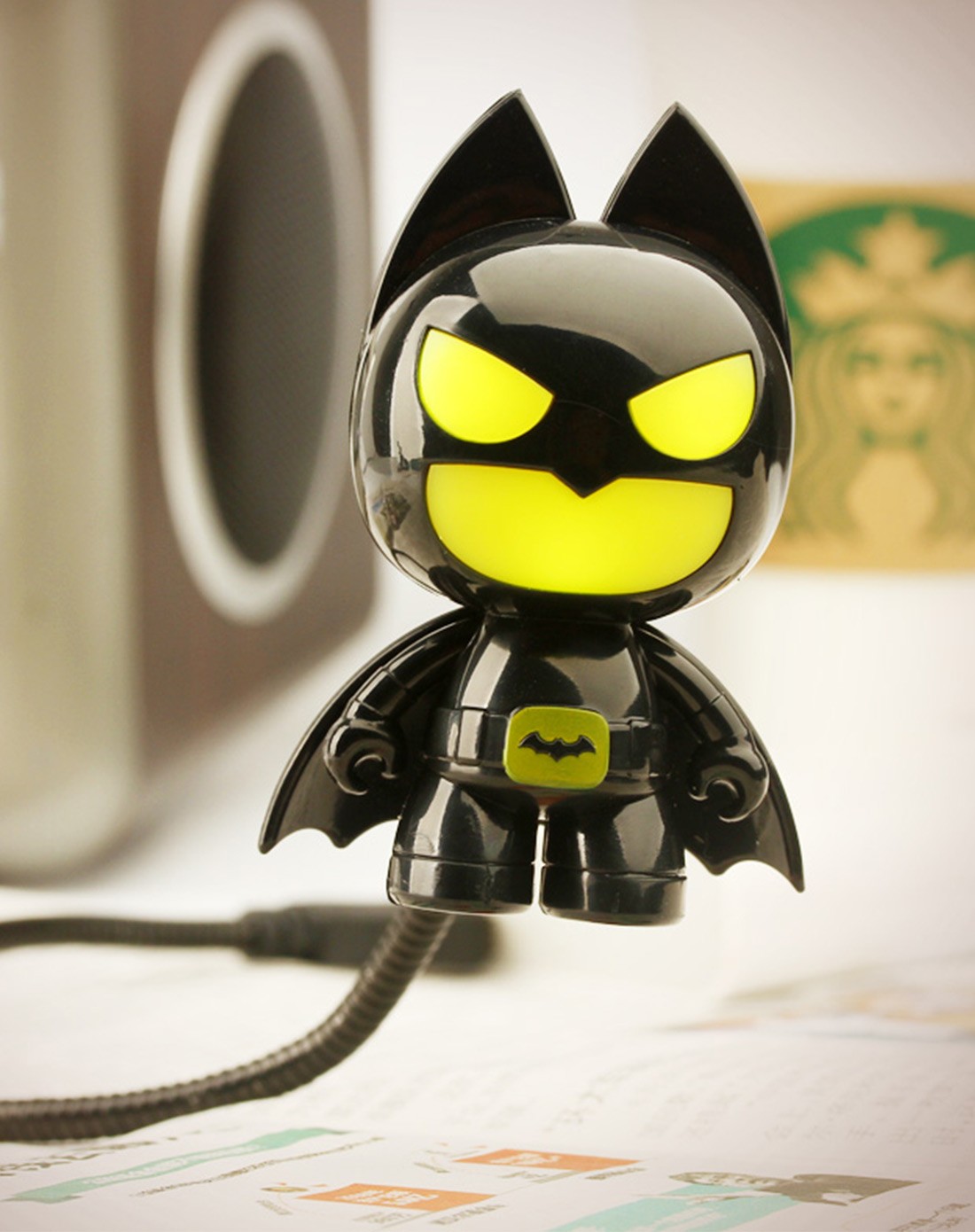 可爱萌系蝙蝠侠usb小夜灯