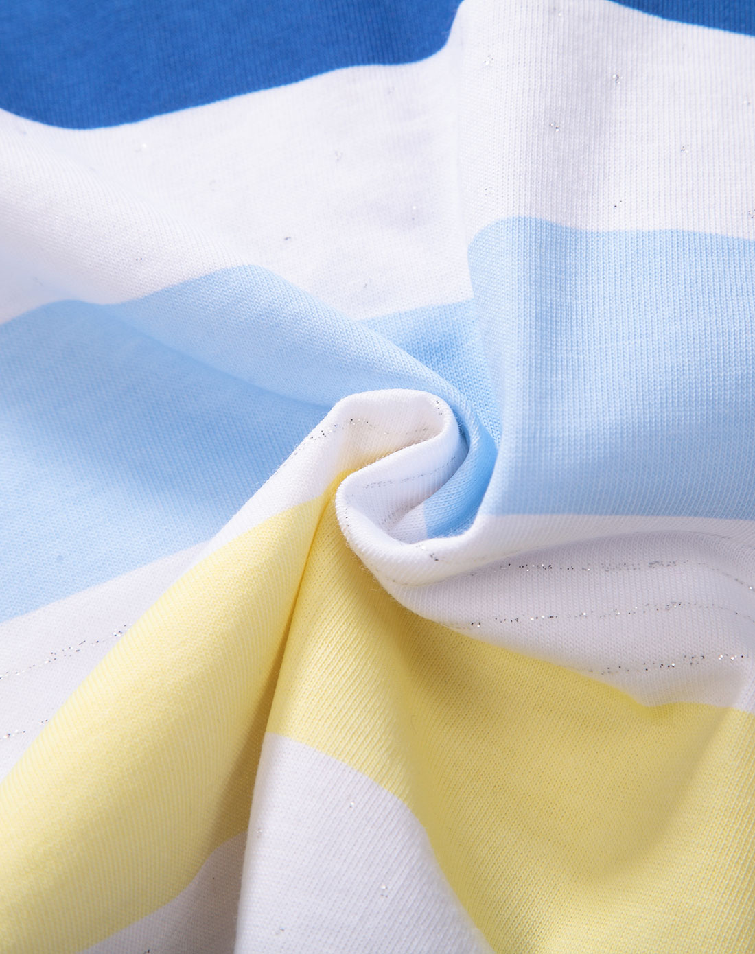 哈·贝比 女宝宝粉蓝色翻领胸开短袖t恤